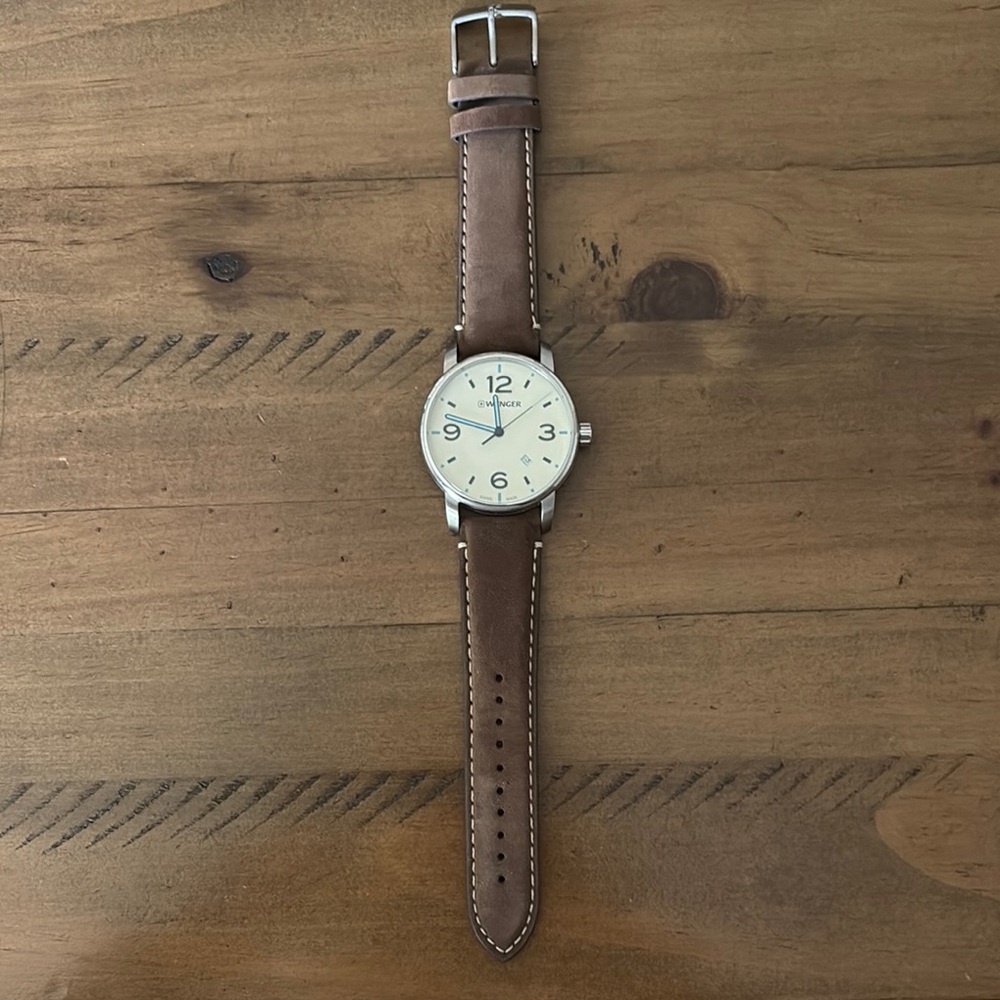 Brown Leather Men's Watch
